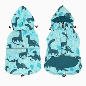 Dog Dinosaur Lined Raincoat